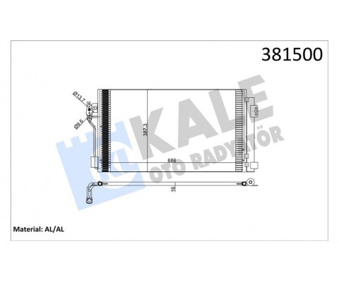 KLIMA RADYATORU MERCEDES VITO W639 03