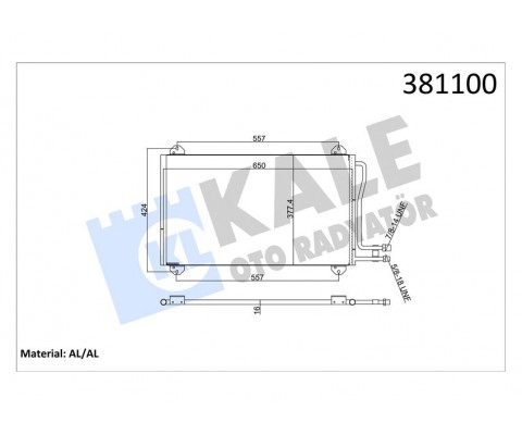 KLIMA RADYATORU MERCEDES SPRINTER B901 B905 95 06