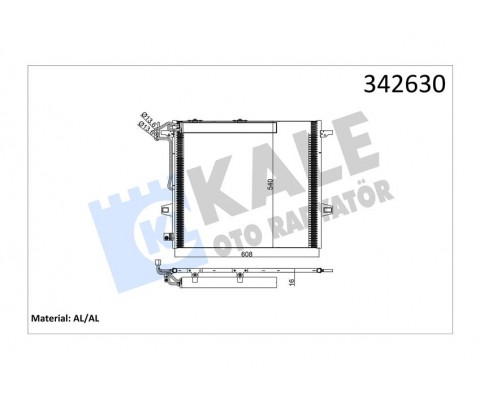 KLIMA RADYATORU MERCEDES W164 X164 W251