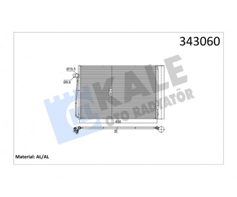 KLIMA RADYATORU BMW M54 N62 N73 E60 E65 E63 E64