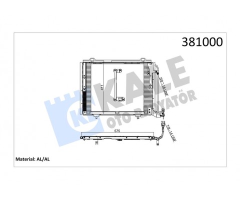 KLIMA RADYATORU MERCEDES C-CLASS W202 S202