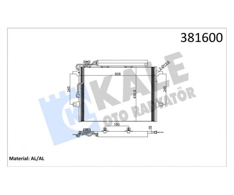 KLIMA RADYATORU MERCEDES W211 S211 C219 KURUTUCULU