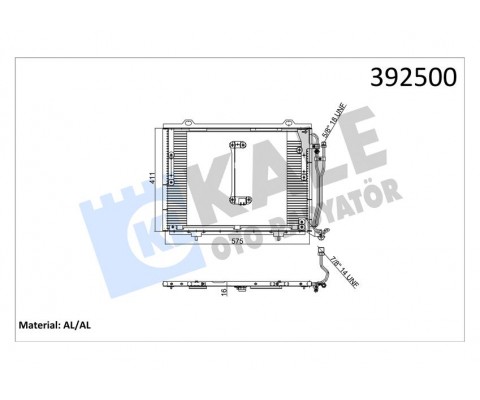 KLIMA RADYATORU MERCEDES W202 S202 W210