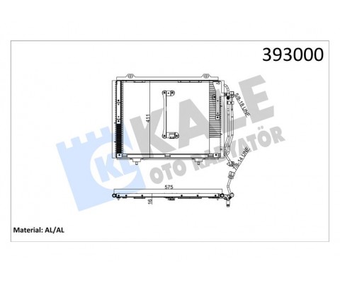 KLIMA RADYATORU MERCEDES W202 S202 C208 A208