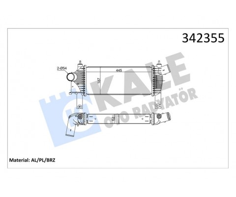 TURBO RADYATÖRÜ INTERCOOLER NISSAN NAVARA-PATHFINDER AL-PL-BRZ