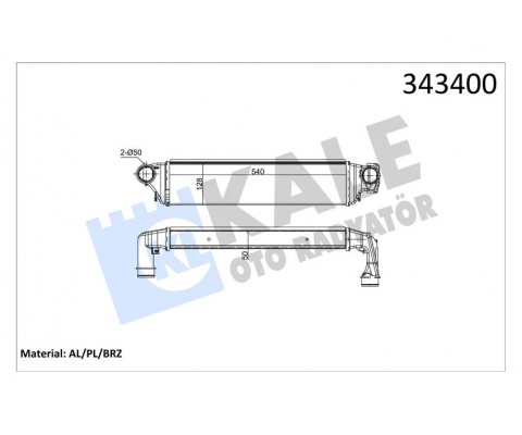 TURBO RADYATORU BMW E46 M47 M57 99 03