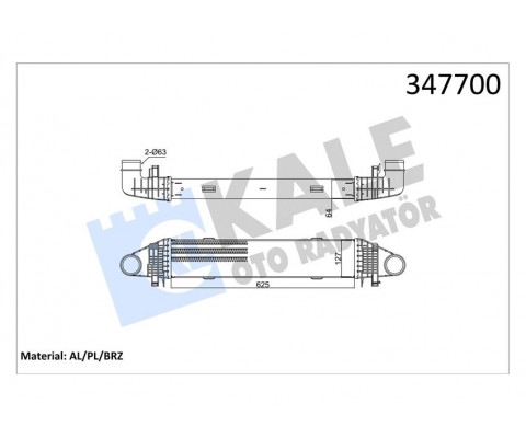 TURBOSARJ RADYATORU MERCEDES W204 S204 W212