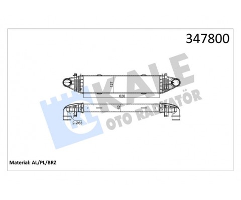 TURBOSARJ RADYATORU MERCEDES C-CLASS W204 S204