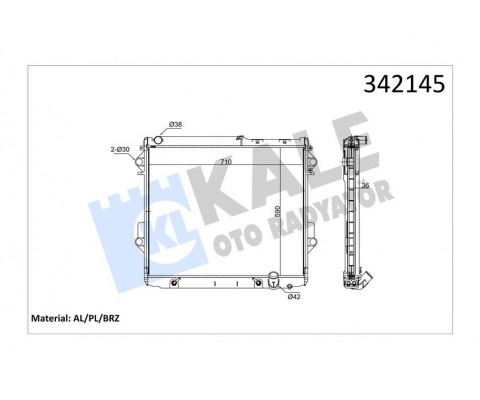 RADYATÖR TOYOTA TOYOTA LAND CRUISER AL-PL-BRZ