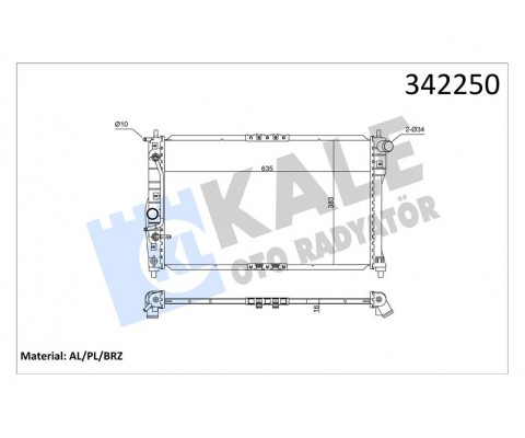 RADYATÖR DAEWOO LANOS CHERY CHANCE-SEN S AL-PL-BRZ