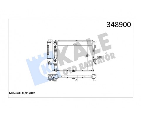 MOTOR SU RADYATORU OTM/SANZ KLIMALI BMW M20 M50 E34