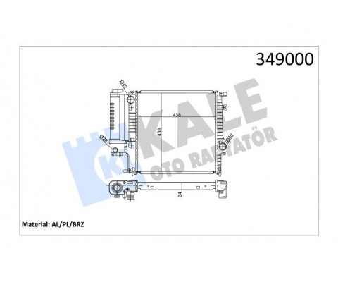 MOTOR SU RADYATORU MAN/SANZ KLIMALI BMW M40 M43 M50 M52 E30 E36