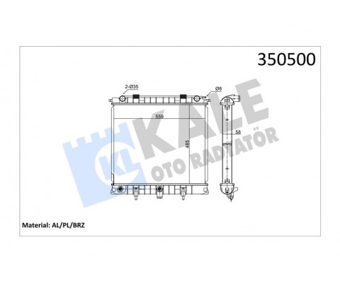 MOTOR SU RADYATORU 26 6T RANGE ROVER 2 P38A 2.5 D 94 02