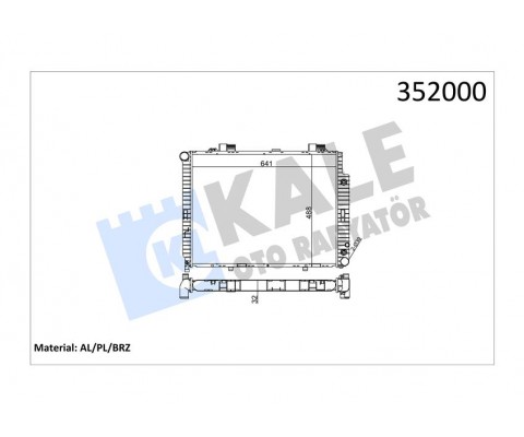 MOTOR SU RADYATORU MERCEDES M111 OM611 C208 A208 W210 S210