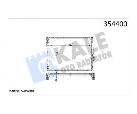 MOTOR SU RADYATORU BMW M52 M54 M57 E46 Z4 E85