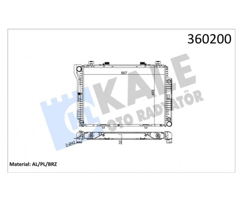 MOTOR SU RADYATORU MERCEDES S-CLASS W140 93 98