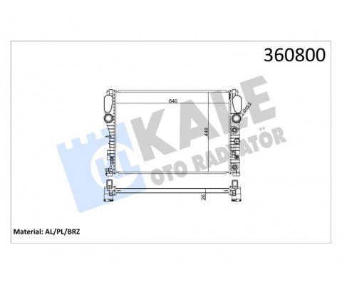 MOTOR SU RADYATORU MERCEDES M272 OM646 C219 W211 S211