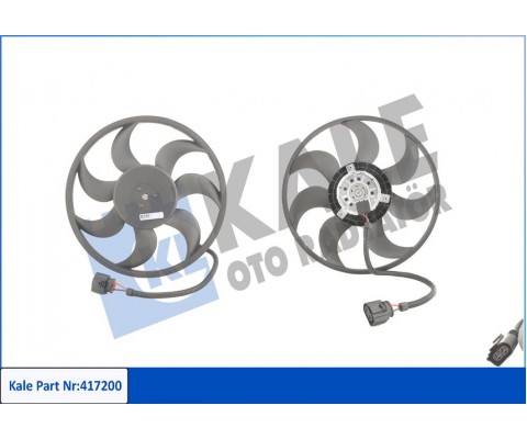 FAN MOTORU DAVLUMBAZLI SOL VW MULTIVAN V-TRANSPORTER V 450W-420mm