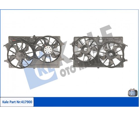 FAN MOTORU KOMPLE AC CIFTLI 1.6 ZETEC 16V FOCUS BM 98 04