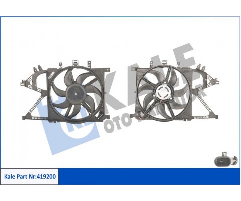 FAN MOTORU DAVLUMBAZLI CORSA C-COMBO 160W-360mm