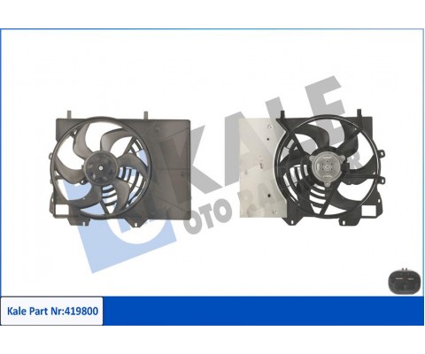 FAN MOTORU KOMPLE P2008-P207-P208-P301-C-ELYSEE-C2-C3-CROSSLAND 1.2-1.4-1.6