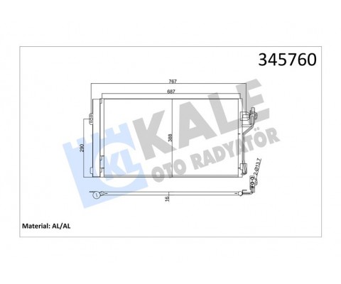 KLIMA RADYATORU MERCEDES VITO W639 03