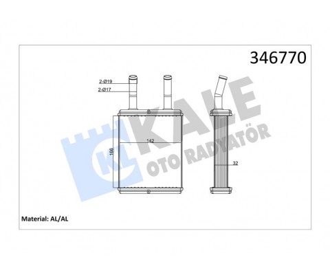 KALORİFER RADYATÖRÜ BRAZİNG EXCELL 163x148x42