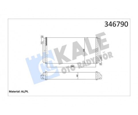 KALORIFER RADYATORU MERCEDES W201 90 93