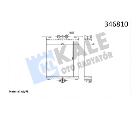 KALORIFER RADYATORU MERCEDES S-CLASS W140 91 98 SASI NO: A133638