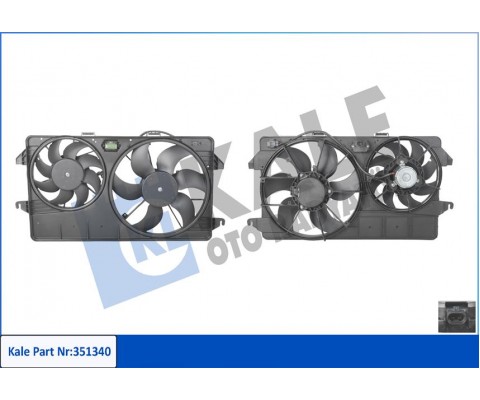 FAN MOTORU KOMPLE CIFT FANLI FORD TOURNEO CONNECT 02 14