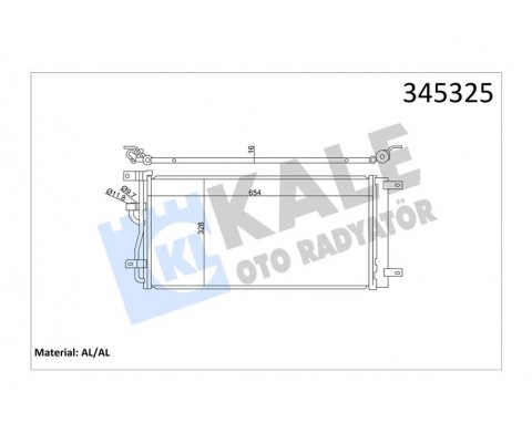 KLİMA RADYATÖRÜ KONDENSER CAPTIVA-ANTARA 2.0/2.2 CDTI 06-