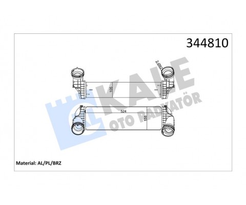 TURBO RADYATORU BMW E70 F15 E71 F16