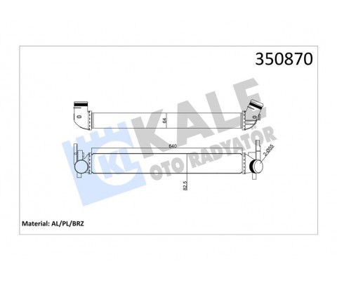 TURBO RADYATÖRÜ INTERCOOLER POLO 09 A1 11-15 IBIZA IV-FABIA II