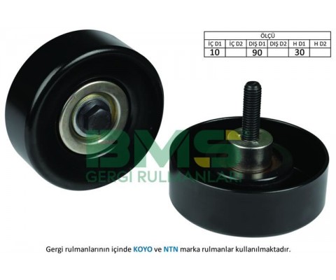 ALTERNATÖR GERGİ RULMANI FIESTA 1.8DI 00- -FOCUS 1.8TDCI-1.8DI-1.8TDDI 98-04 -TOURNEO CONNECT 1.8D