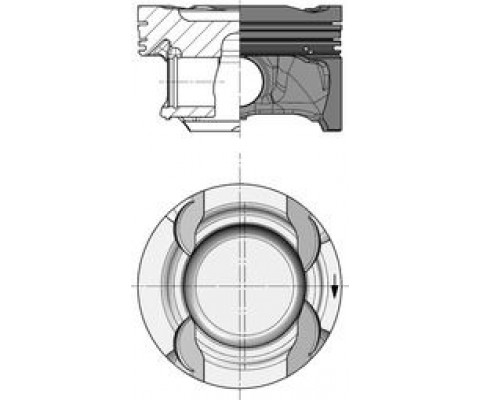 PISTON SEGMAN STD 83.00mm MERCEDES M274.910 W204 W205 W212 W213 R172