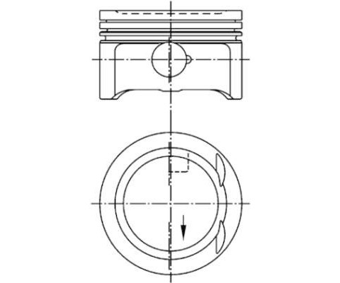 PISTON SEGMAN STD 90.91mm MERCEDES M111 W202 C208 W210 R170