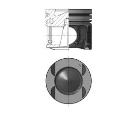 PISTON SEGMAN STD 80.00mm MERCEDES OM622 W447 . RENAULT R9M 1.6 dCi MEGANE TALISMAN TRAFIC NISSAN QASHQAI X-TRAIL NV300