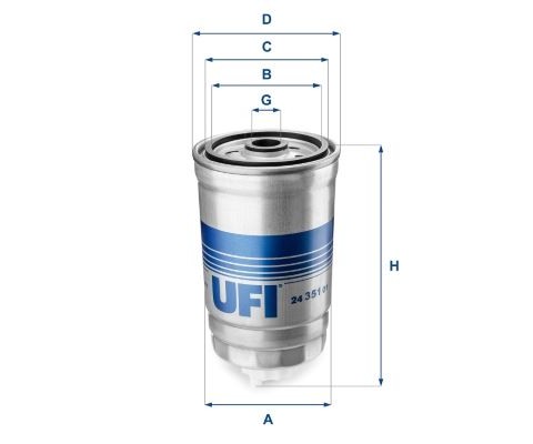 YAKIT FİLTRESİ ASTRA F 91-98 - VECTRA A-VECTRA B 92-98 - KADETT E 88-91 1.7 TD OE