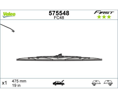 SİLECEK SÜPÜRGESİ 48cm x1 NORMAL TİP FİRST ÜNİVERSAL