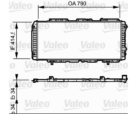 RADYATÖR BOXER-DUCATO-JUMPER 97-02 1.9D-2.5D-2.8HDI AC MEK 790x415x34