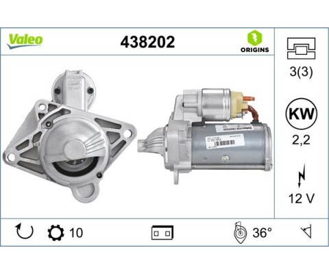 MARŞ MOTORU 12V -TRAFIC II-VIVARO 2.0 DCİ