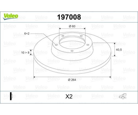 ARKA FREN AYNASI CORSA E 14 ADAM 13 PUNTO EVO-GRANDE PUNTO 05 264x10x4DLxHAVALI 15 İNÇ 55700592