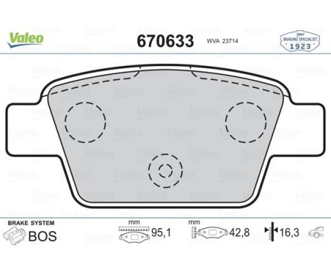 ARKA BALATA STILO 02 LINEA 6.07 BRAVO 9.07 ALFA MITO 08 MULTIPLA 99-10