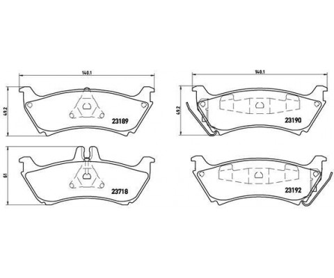 FREN BALATASI ARKA MERCEDES ML-CLASS W163 98 05