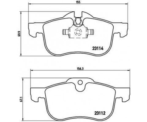 ÖN BALATA ROVER 75 1.8-2.0 GDT-V6-2.5 V6 MG ZT 160-190 02-05