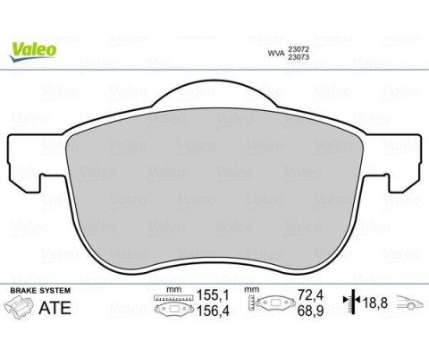 ÖN BALATA VOLVO S60 00-10 S80 98-06 V70 97-07 XC70 00-07 S70 97-00