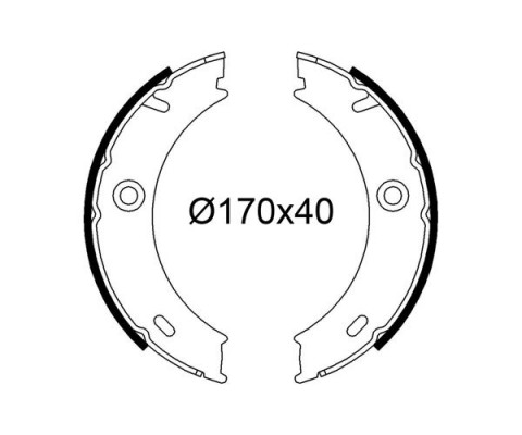 FREN BALATASI ARKA PARK FRENI MERCEDES SPRINTER B901 B904 . VW LT 28-35-46