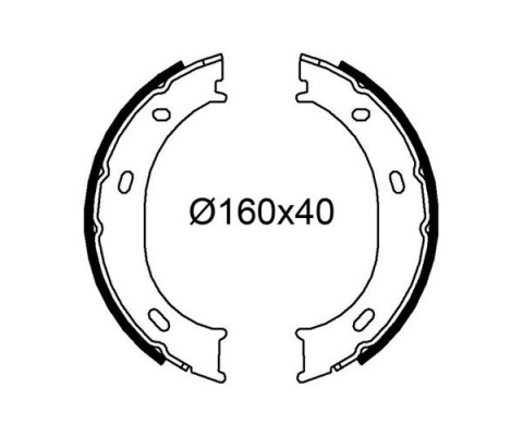 FREN BALATASI ARKA PARK FRENI MERCEDES SPRINTER B901 B904 . VW LT 28-35-46