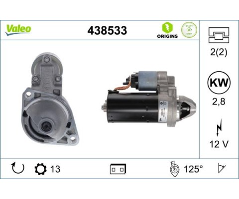 MARS MOTORU 12V 2.5kW 13 DIS / START-STOP MERCEDES X204 W205 C218 W222 W447 B906 B907 B910