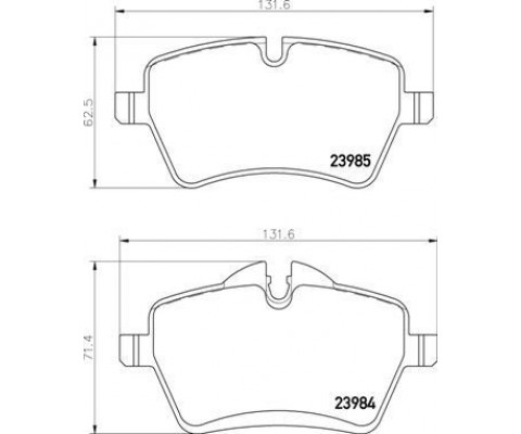 FREN BALATASI ON MINI R50 R53 JOHN COOPER WORKS 06 06 R56 R57 R58 R59 COOPER S